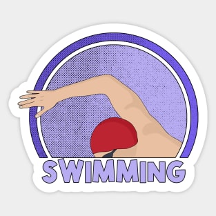 Swimming Sticker